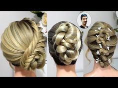 TOP 3 TOPUZ SAÇ MODELLERİ NASIL YAPILIR - YouTube Hairstyles Diy, Diy Hairstyles, Braided Hairstyles, Braids, Hairstyles, Hair Styles, Hair, Quick Saves, Plaits