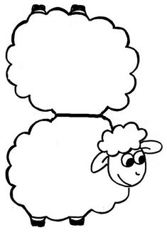 a black and white drawing of a sheep with a speech bubble in the middle of it's head