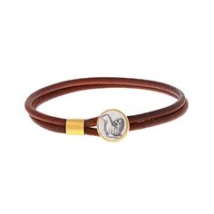 Also sold at HIRSHLEIFERS NY, BY GEORGE, ELYSE WALKER, MAXFIELD MALIBU Luxury Bracelets With Gold Clasp, Luxury Yellow Gold Leather Bracelet As A Gift, Ancient Lion, Leather Cord Bracelets, Bracelets Collection, Ancient Coin, Coin Bracelet, Opal Pendant Necklace, Coin Set