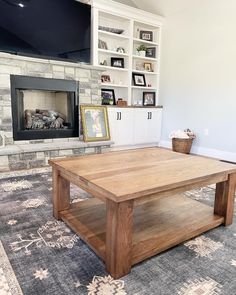 Pictured with a 42 L x 36 W Hickory table with Honey Stain. Real Wood Furniture, Large Sectional, Farmhouse Decor Kitchen, Coffee Table Legs, Styling A Buffet, Table Leg, Farmhouse Furniture, Hand Crafted Furniture, Small Room