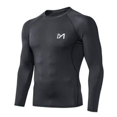 PRICES MAY VARY. [High-performance Baselayer for Body shaping] **If you prefer loose fit, we recommend you to go up a size**The fitness baselayer for men is designed with 92% Polyester and 8% spandex, which maintains its shape even after repeat washing. The running compression shirt will give the protection for your skin, and joints , support your muscles well with less risk of rash, overheating or muscle fatigue in athletic activities [Instantly Absorbing Sweat In Exercise] The men’s sport long Long Sleeve Moisture-wicking Rash Guard For Sports, Long Sleeve Moisture-wicking Rash Guard For Workout, Breathable Long Sleeve Rash Guard For Sports, Long Sleeve Moisture-wicking Rash Guard For Gym, Moisture-wicking Long Sleeve Rash Guard For Gym, Technical Long Sleeve Activewear For Sports Events, Athletic Fit Long Sleeve Activewear For Sports Events, Compression Long Sleeve, Mens Compression