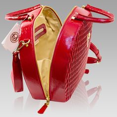 https://www.designeritalianbags.com//wp-content/uploads/2022/06/Valentino-Orlandi-Quilted-Leather-Collection-1.mp4
 
Valentino Orlandi Women’s Large Handbag Italian Designer Hat Box Purse Bowling Bag Top Handle Crimson Red Lacquered Genuine Leather Statement Bag in Quilted Design – 40% off $2,200 Retail Price!!! All new 2022 Valentino Collection! Directly from Italy! 
The new collection Valentino Orlandi offers unusual combinations and refined original styling with careful attention to detail. T Luxury Formal Box Bag With Zipper Closure, Luxury Formal Box Bag With Zipper, Trendy Luxury Red Box Bag, Elegant Red Satchel As Gift, Luxury Box Bag With Zipper Closure For Shopping, Luxury Red Box Bag For Travel, Red Luxury Box Bag For Travel, Luxury Red Box Bag For Evening, Luxury Shopping Box Bag With Zipper Closure