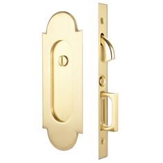 an image of a golden door handle