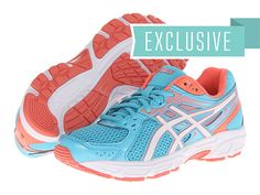 ASICS GEL-Contend™ 2 Light Blue/White/Coral - 6pm.com Long Distance Running, White Coral, Asics Gel, Error Page, 404 Error, Free Clothes, Running Shoes, Love This, Athletic Shoes