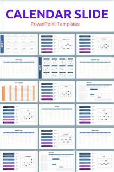 Calendar PowerPoint Templates - 20 best design infographic templates Business Infographic Templates, Business Calendar Design, Business Strategy Template, Yearly Calendar Template, Powerpoint Slide Templates, Project Dashboard, Indesign Tutorials, Process Map, Business Calendar