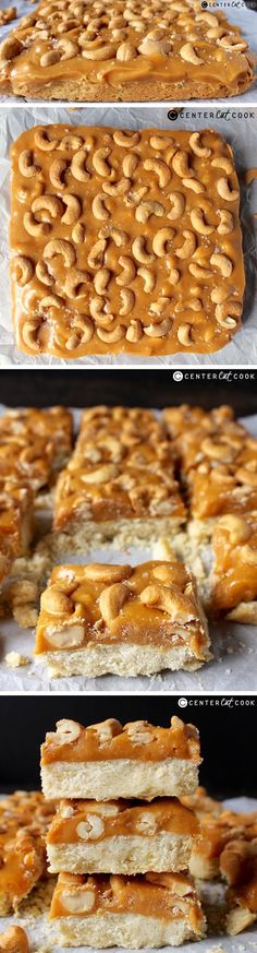 several different types of pretzels sitting on top of each other