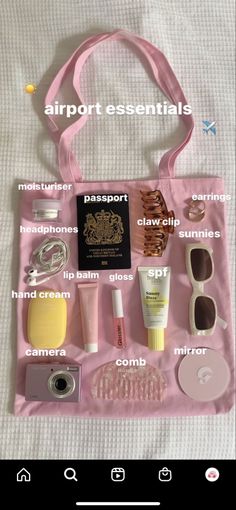 Airport Essentials, Travel Packing Checklist