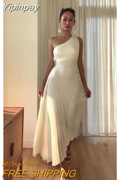 Dress 2023 Summer, Maxi Vestidos, Pleated Maxi Dress, Pleated Maxi, Floor Length Dresses, Style Maxi Dress, Dress Size Chart, Dress Size Chart Women, Club Dresses