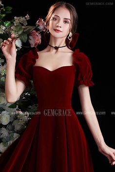 10% off now|Free shipping world-wide. Retro Formal Long Velvet Burgundy Evening Party Dress with Square Neckline at GemGrace. Click to learn our pro custom-made service for wedding dress, formal dress. View #FormalDresses for more ideas. Burgundy Velvet Dress For Formal Occasions, Elegant Red Velvet Dress For Prom, Burgundy Velvet Party Dress, Elegant Velvet Dress With Square Neck, Fitted Velvet Dress For Prom, Velvet Dress With Sweetheart Neckline For Evening, Elegant Burgundy Velvet Evening Dress, Velvet Party Dress With Sweetheart Neckline, Elegant Burgundy Velvet Party Dress