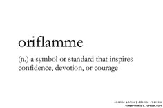 the words oriflamme are written in black and white on a white background