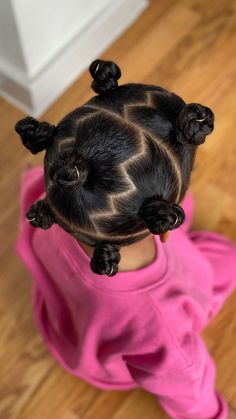 Baby Hairstyles Girl Black, Toddler Twist Hairstyles Black Hair, Baby Hairstyles Black, Mixed Toddler Hairstyles, Zig Zag Part Hair, Twist Hairstyles For Kids, Zig Zag Part, Baby Hairstyle