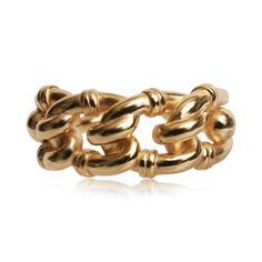 Our Lola rope ring is comfortable and luxurious, fashioned into a repeating chain link pattern for a modern, edgy style. Wear this chunky little ring with other rings for a stacked look or on its own. Metal Type: 925 Sterling Silver Metal Plating: 18K Gold PlatingLength: Adjustable Rope Ring, Rope Rings, Carved Heart, Bangle Bracelet Set, Pave Engagement Ring, Bow Jewelry, Textured Ring, Edgy Style, Art Deco Ring