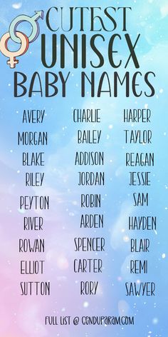 an image of a baby names poster