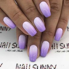 Purple Ombre Nails, Purple Nail Art, Nails Yellow, Purple Nail Designs, Smink Inspiration, Purple Nail, Her Nails