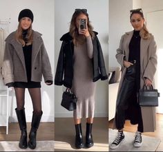 Neutral Autumn, Winter Outfits