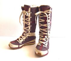 "Vintage Helly Hansen winter Boots Lace Up Mid Calf Combat Boots Winter boots Hipster Boho Goth  Womens Size US 5.5 UK 3.5 EU 36 Material: polyester and Suede Leather Outsole: 8.4\" / 22 cm Width: 3.2\" / 8.4 cm Height: 12\" / 31 cm If you have any questions feel free to ask. SHIPPING * I ship worldwide via Priority mail (Latvijas Pasts) from Latvia (EU). * I ship from Europe, so please allow 2 to 4 weeks for the package to arrive if you live overseas. * Europe 5 - 10 business days. m.1020" Gothic High-top Lace-up Boots For Winter, Cottagecore Boots, Boho Goth, Boots Winter, Stylish Boots, Vintage Boots, Winter Snow Boots, Costume Outfits, Helly Hansen