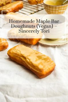 homemade maple bar doughnuts vegan - sinerelly tori