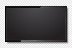 a flat screen tv on a transparent background