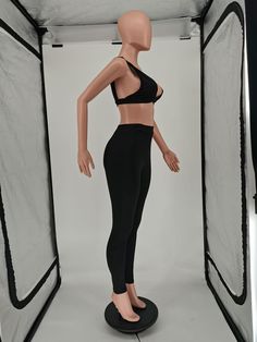 Women Sexy Solid Color Bra+skinny Pants Sport 2 Piece Outfits High Waist Stretch Leggings For Club, Chic Stretch Leggings For Club, Sport 2, Sport Pants, 1 Million, 2 Piece, Solid Color, Bra, Pants