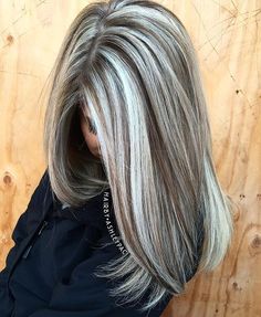 For When I'm Old And Grey Gray Highlights Brown Hair, Warm Light Brown Hair, Long Grey Hair, Blonde Ideas, Ash Blonde Hair Colour, Hair Portrait, Hair Roots