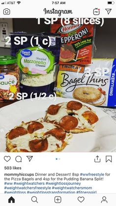 a white plate topped with slices of pizza on top of a table next to bags of chips