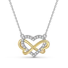 The necklace's pendant is a delicate interplay of two infinity symbols, each gracefully crafted in the shape of a heart. The silhouette of these hearts, when combined, forms a butterfly, a symbol of transformation and new beginnings. The butterfly infinity heart necklace will become a cherished keepsake, a symbol of your love that will last a lifetime. It is a perfect gift for the woman who deserves the best, a woman who deserves your love and devotion. Let this betterfly infinity heart necklace Anniversary Infinity Necklace With Delicate Chain, Infinity Heart Charm Necklace For Valentine's Day, Heart Charm Infinity Necklace For Valentine's Day, Infinity Necklace With Adjustable Chain For Anniversary, Anniversary Infinity Necklace With Adjustable Chain, Elegant Double Heart Charm Necklaces For Mother's Day, Elegant Infinity Heart Necklace For Anniversary, Infinity Necklace For Valentine's Day Gift, Elegant Infinity Necklace For Valentine's Day