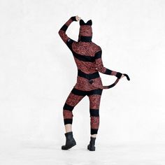 tiger onesie adult High Stretch Unitard For Halloween Costume Party, Playful Fitted Onesie For Loungewear, Stretch Unitard For Halloween Costume, Black Fitted Onesie For Loungewear, Playful Fitted Black Onesie, Black Fitted Playful Onesie, Playful Fitted Black Bodysuit, Fitted Novelty Costumes For Costume Party, Fitted Novelty Costume For Costume Party