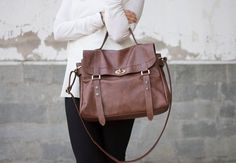 Messenger bag leather Leather satchel Women satchel laptop Laptop Size, Messenger Bag Leather, Womens Messenger Bag, Briefcase Women, Leather Store, Brown Leather Satchel, Working Women, Office Bag, Vintage Leather Bag