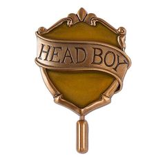 the head box sign is attached to a hook