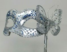 Silver Mask For Mardi Gras Evening, Silver Masquerade Mask For Mardi Gras Evening, Light Blue Mask Masquerade Ball, Silver Formal Masquerade Mask For Carnival, Silver Masquerade Mask For Wedding And Mardi Gras, Silver Venetian Masquerade Mask For Costume Party, Blue Mask Masquerade Ball, Venetian Silver Masks For Carnival, Silver Masquerade Mask For Mardi Gras Carnival