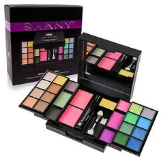 SHANY 'Woke Up Like This' Makeup Kit - Eye Shadows, Blushes,Mascara,Applicators  | eBay Makeup Set Aesthetic, Ocean Makeup, Beginner Makeup Kit, Beauty Land, Mascara Application, Leather Bags For Women, Makeup Artist Kit, Makeup Kits, Makeup Sets