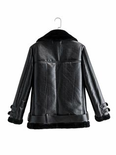 Winter Thicken Leather Jackets – Fashionsarah.com Moto Outerwear With Zipper Closure And Long Sleeves, Moto Style Long Sleeve Outdoor Outerwear, Long Sleeve Moto Outerwear For Outdoor, Moto Style Winter Outerwear With Padded Collar, Trendy Long Sleeve Biker Jacket For Outdoor, Winter Moto Outerwear With Zipper Closure, Winter Moto Style Outerwear With Padded Collar, Winter Moto Outerwear With Padded Collar, Winter Outdoor Biker Jacket