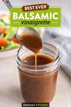 the best ever balsamic vinaigrette recipe