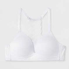 Maidenform Girls' Comfort Devotion Strapless Bra - White 36A White Bras, Cute Bras, Perfect Bra, Racerback Bra, Under Dress, Strapless Bra, Lace Bra, Black Laces, Teenage Fashion Outfits