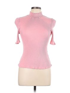 W5 Short Sleeve Top Size: Large Pink Tops - used. No Fabric Content, Turtleneck, | W5 Short Sleeve Top Pink Turtleneck Tops - Used - Size Large Pink Turtleneck, Turtle Neck Top, Pink Top, Pink Tops, Short Sleeve Top, Star Trek, Mock Neck, Short Sleeves Tops, Sleeve Top