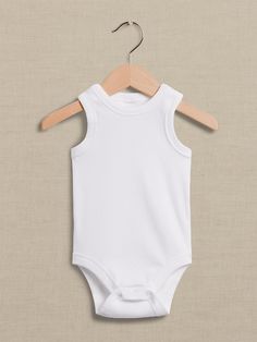 Essential SUPIMA® Bodysuit for Baby | Banana Republic Bodysuit White, Ribbed Bodysuit, Banana Republic Factory, Ribbed Texture, Baby Essentials, Baby Shop, Baby Toddler, Banana Republic, Onesies