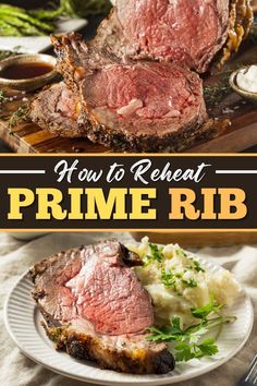 how to reheat prime rib steak