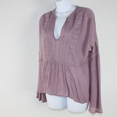 V Neck Blouse, Color Purple, Tunic Tops, Top Blouse, Blouses, Womens Tops, V Neck, Brand New, Purple