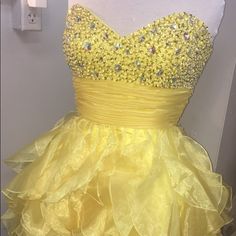 Perfect For Any & All Occasions Yellow Prom, Cocktail Dress Prom, Yellow Dress, Colorful Dresses, Cocktail Dress, Prom, Mini Dress, Womens Dresses, My Style