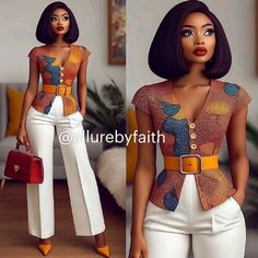 Corporate Ankara Styles For Women, African Tops For Women Classy, Trendy Ankara Styles Classy, Ankara Corporate Dresses, Ankara Top Designs, Trendy Ankara Tops, Office Tops For Women, Tops African Print