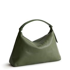 Introducing our Marcelle Shoulder Bag, the peak of casual chic and everyday versatility. Designed for the modern woman who values both style and functionality, this spacious and relaxed bag offers effortless flair for any occasion. Vera Bradley Marcelle Shoulder Bag in Green Modern Leather Baguette Bag For On-the-go, Elegant Green Bucket Bag With Handle Drop, Modern Leather Hobo Bag For Daily Use, Chic Hobo Bag With Detachable Handle For On-the-go, Versatile Everyday Baguette Bag With Double Handle, Modern Shoulder Bag For Everyday Use, Modern Everyday Shoulder Bag, Modern Leather Baguette Bag With Leather Handles, Elegant Green Hobo Bag With Double Handle