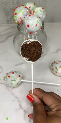 Jamaican Black Christmas 
Cake Pops | Jamaican Black Cake | Caribbean Black Cake Meatballs In Bbq Sauce, Jamaican Dessert, Black Cake Pops, Jamaican Black Cake, Cake Pops Recipe, Jamaican Curry Chicken, Lentil Meatballs