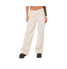 in stock Cargo Pants With Pockets, Women's Cargo Pants, Pants Pocket, Womens Capris, Pants With Pockets, Women Cargos, Cargo Pants Women, Pocket Detail, Beige Color