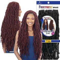 FreeTress: 3X Bona Loc 24'' Crochet Braid – Beauty Depot O-Store Fox Locks, Natural Hair Haircuts, Braid Accessories, Individual Braids, Faux Locs Hairstyles, Box Braids Hairstyles For Black Women, Braided Hairstyles For Black Women, Crochet Braids, Locs Hairstyles