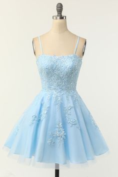 This super cute pastel blue short Cocktail Lace Prom Semi Formal Dress offers an gorgeous look with its lace accents, making it an ideal choice for a special night out. Bra padding Adjustable Corset Back Dry clean Customization possible. This dress is made to order and turn around time is around 4-6 weeks. If you need rush service or customizations, please contact us prior to placing your order. Standard size orders, please refer to our size chart. Custom-size dresses will be made based on the measurements provided. The measurement form will be emailed to you after you place your order. Short Strapless Prom Dresses, Prom Dress Short Lace, Custom Made Prom Dress, Short Graduation Dresses, Dama Dresses, Mini Homecoming Dresses, Light Blue Dress, Marine Uniform, Blue Homecoming Dresses