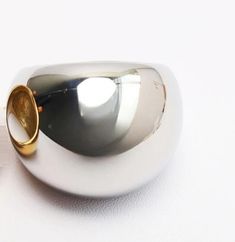 Major Duomo Ring | Ringified Jewelry Modern Adjustable Dome Ring With Polished Finish, Modern Dome Ring With Shiny Finish For Formal Occasions, Modern White Gold Dome Ring With Shiny Finish, Silver Hallmarked Dome Ring Fine Jewelry, Adjustable Modern Dome Ring, Luxury Adjustable Gold Dome Ring, Polished Modernist Dome Ring, Smash The Patriarchy