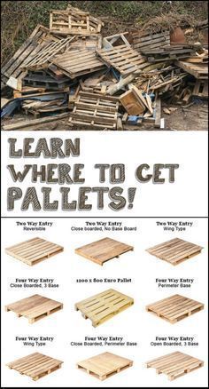 the instructions for how to get pallets