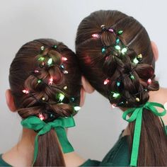 Hairstyles Crazy, Gym Hair, Christmas Hairstyles, Holiday Hairstyles, Christmas Hair, Crazy Hair Days