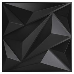 an abstract black and white background with triangular shapes