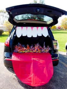 Trunk Or Treat Car Ideas, Halloween Trunk Or Treat Ideas, Happy Money